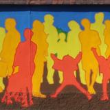 Obrázok: Nástenná maľba V Osvienčime je božsky Osvienčim