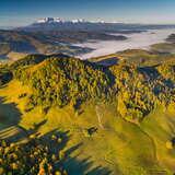 Bild: Das aus dem Meeresgrund emporgestiegene Pieniny-Gebirge und die wunderschöne Region Spisz