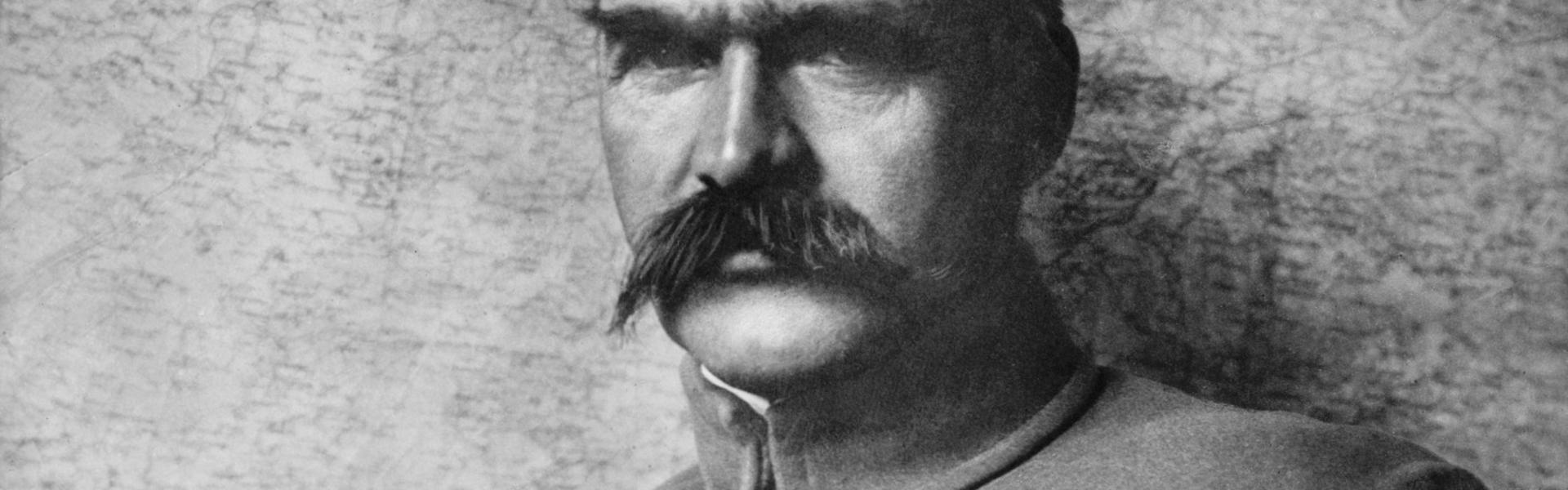 Ein Porträt von Józef Piłsudski